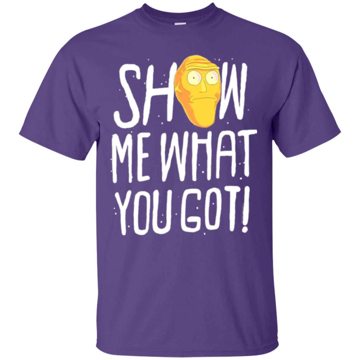 Rick Morty T-shirt Show Me What You Got Purple