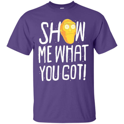 Rick Morty T-shirt Show Me What You Got Purple