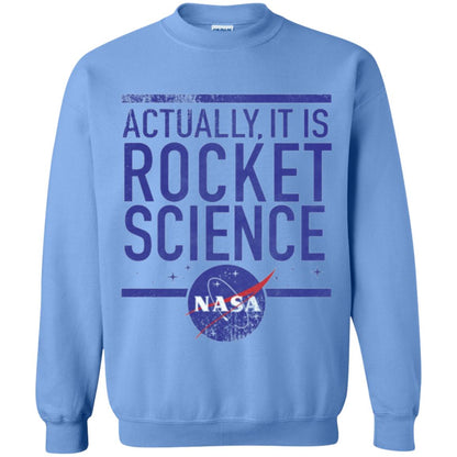 Science T-shirt Actually It Is Rocket Science Graphic Carolina Blue