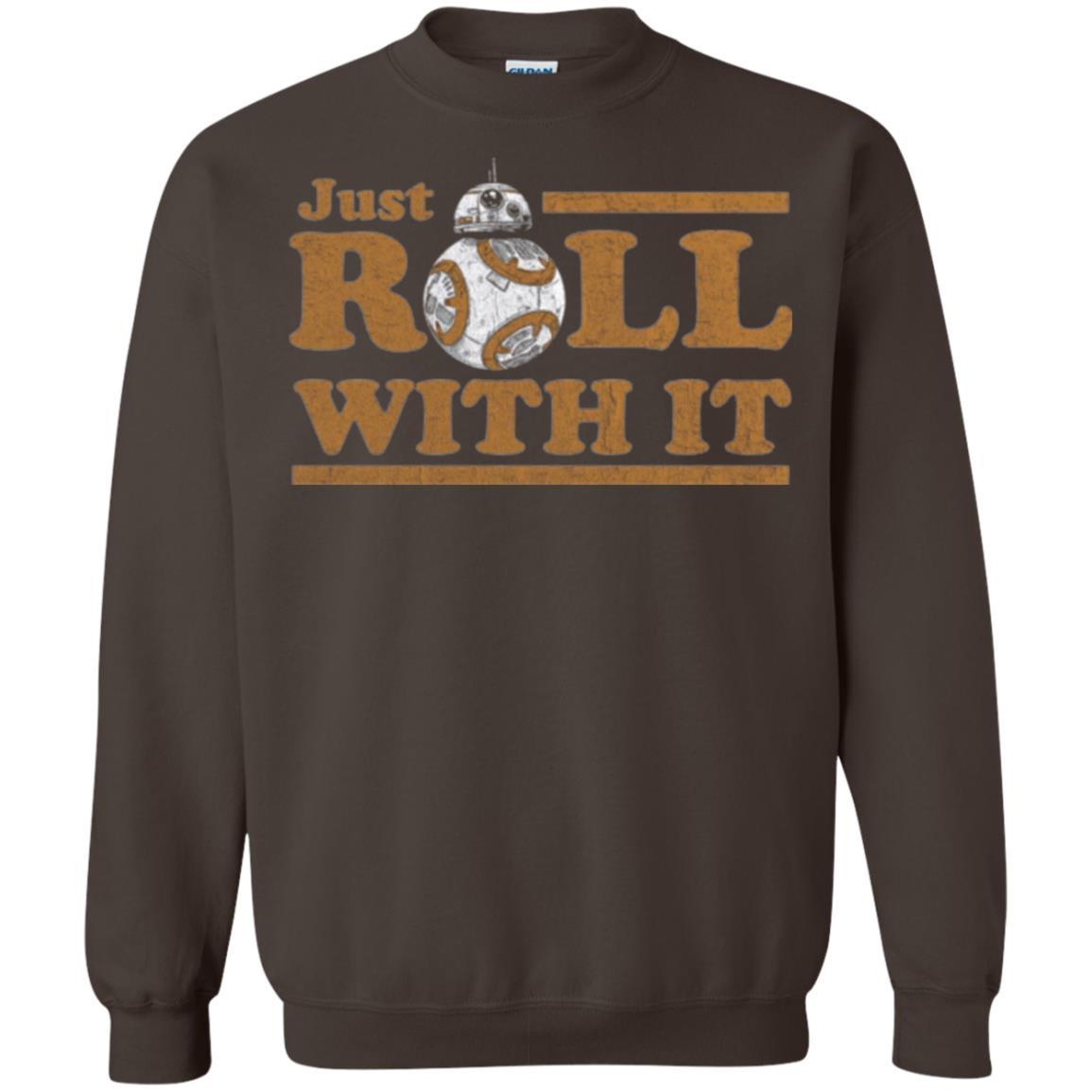 Movie T-Shirt Just Roll With You Dark Chocolate