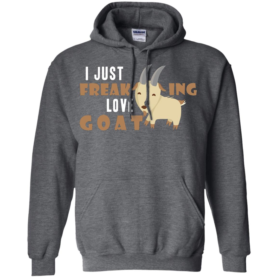 I Just Freaking Love Goat Shirt Dark Heather