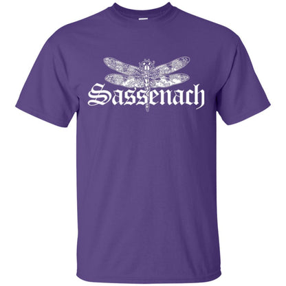 Outlander T-shirt Dragonfly Sassenach T-shirt Purple