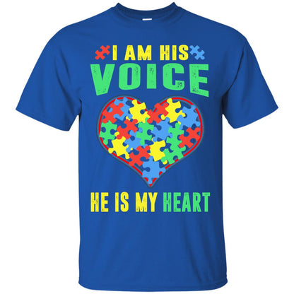 Autism Awareness Shirt He Is My Heart Royal