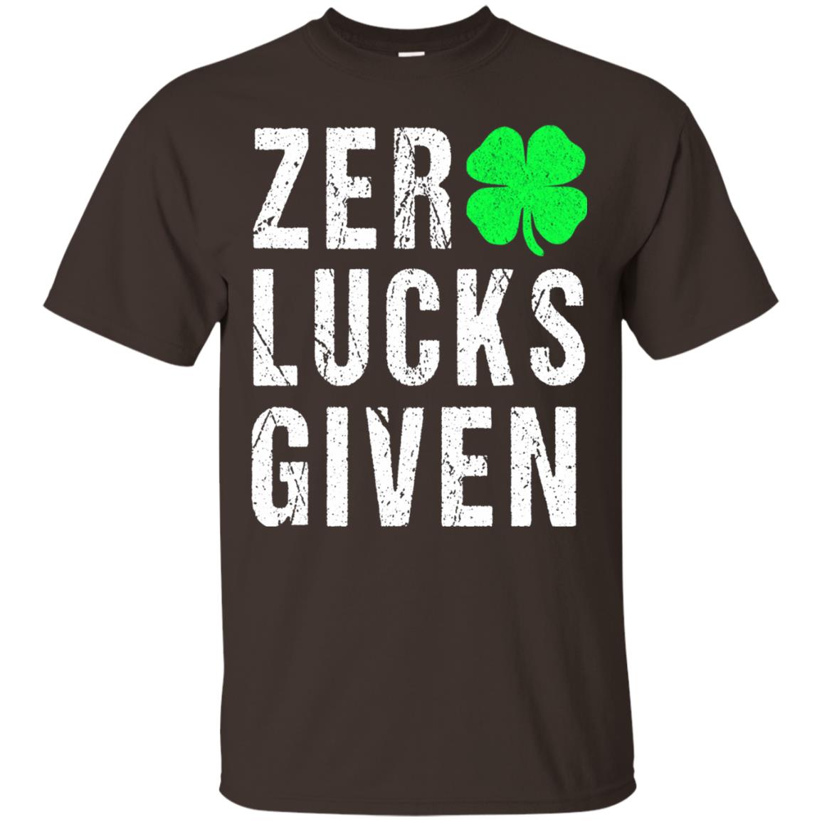 Shamrock Irish Funny Saint Patrick_s Day T-shirt Dark Chocolate