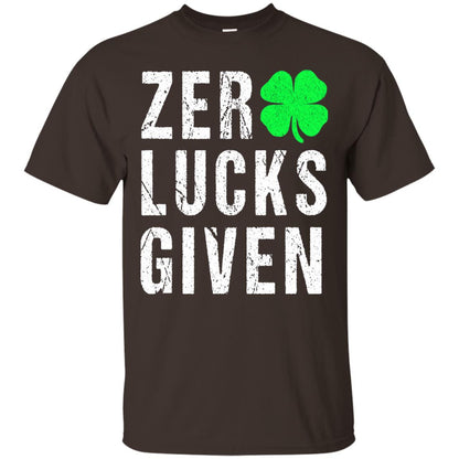Shamrock Irish Funny Saint Patrick_s Day T-shirt Dark Chocolate