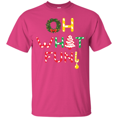 Christmas T-shirt Oh What Fun Heliconia