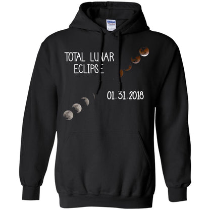 Total Lunar Eclipse 01-31-2018 Celebration Shirt Black
