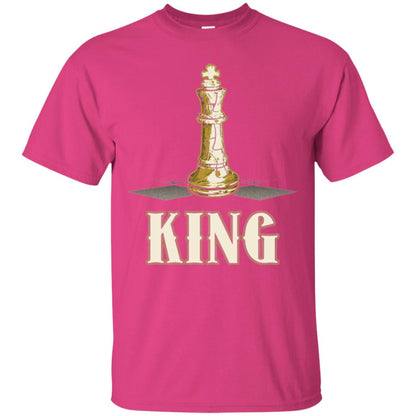 King Chess Piece Chess Player T-shirt Heliconia