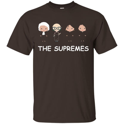 The Supremes Ruth Bader Ginsburg Music Fan T-shirt Dark Chocolate