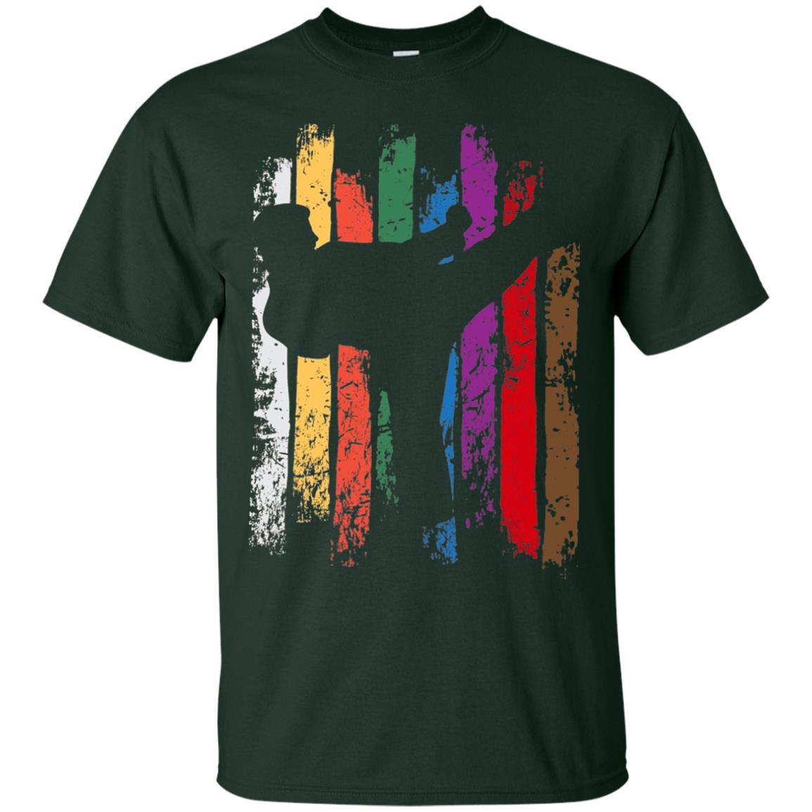 Karate Belt Colors Silhouette T-shirt Forest