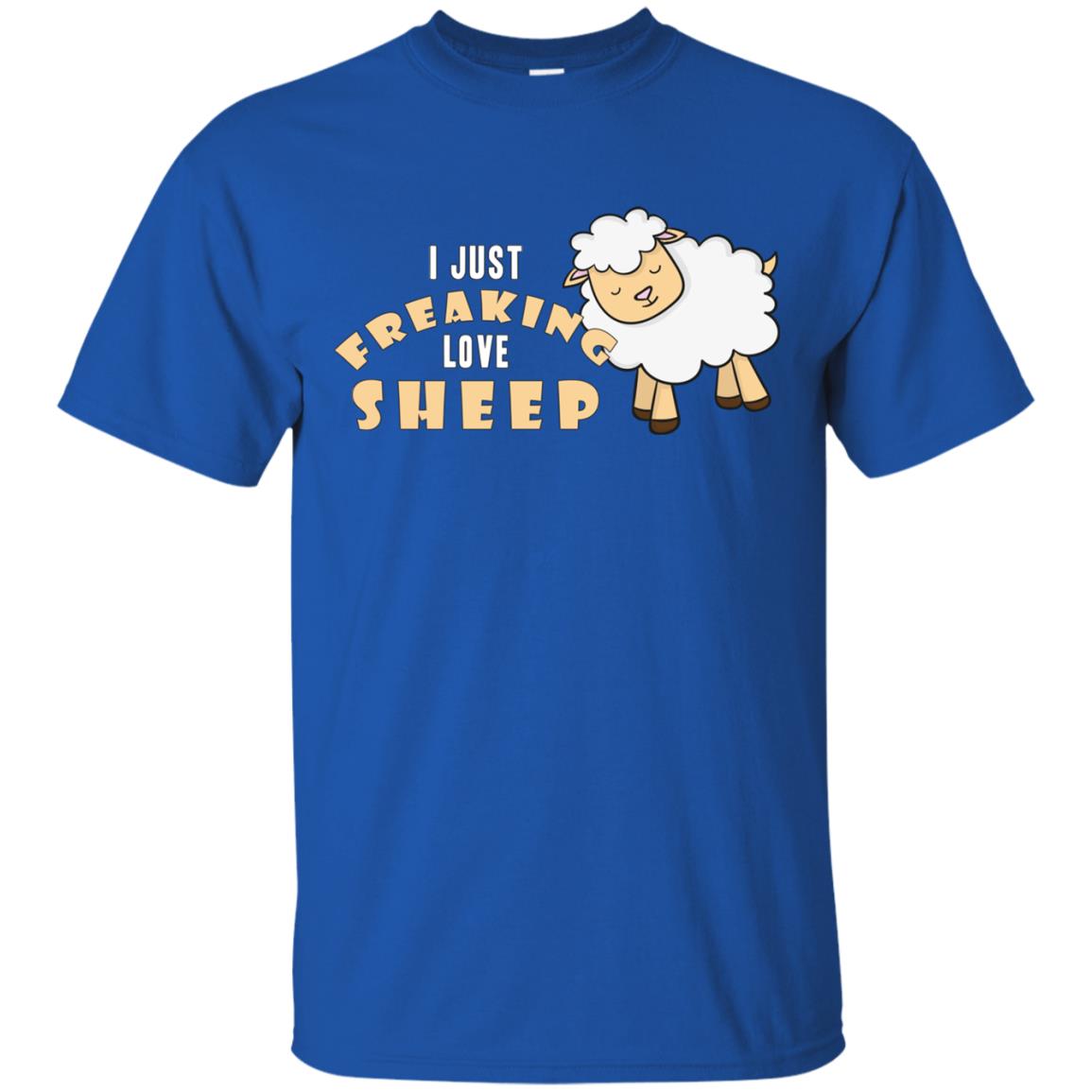 I Just Freaking Love Sheep Shirt Royal