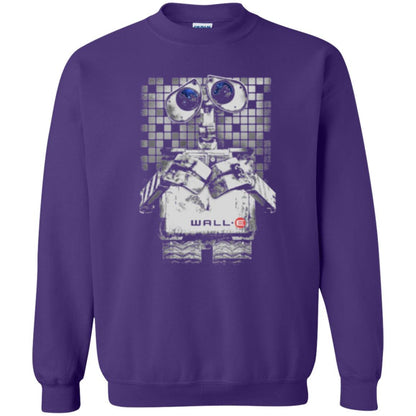 Film T-shirt Wall-e Tile Portrait Graphic Purple