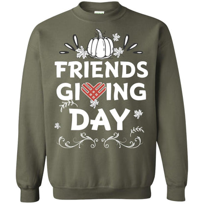 Friend Giving Day Shirt Military Green
