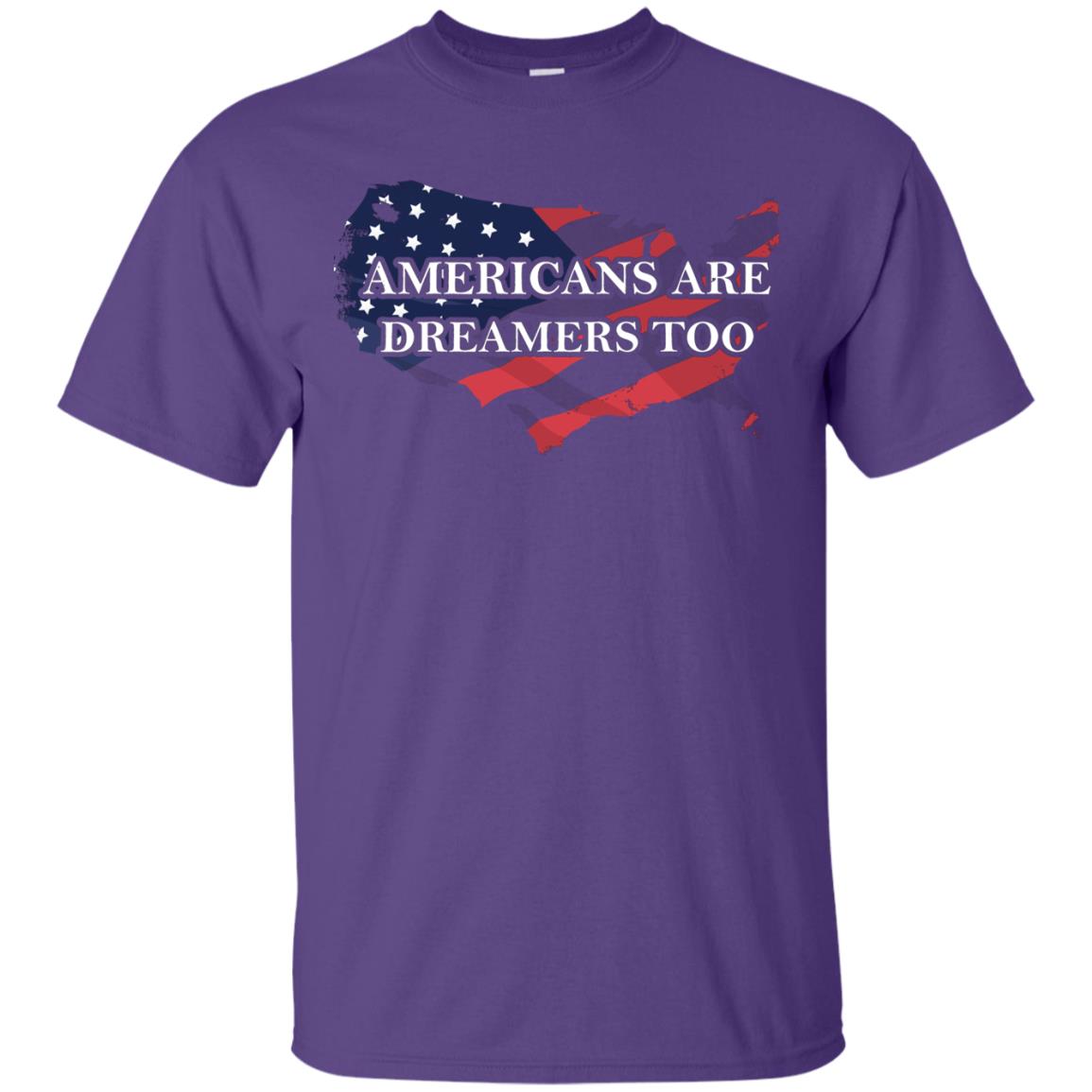 Americans Are Dreamers Too T-shirt Purple