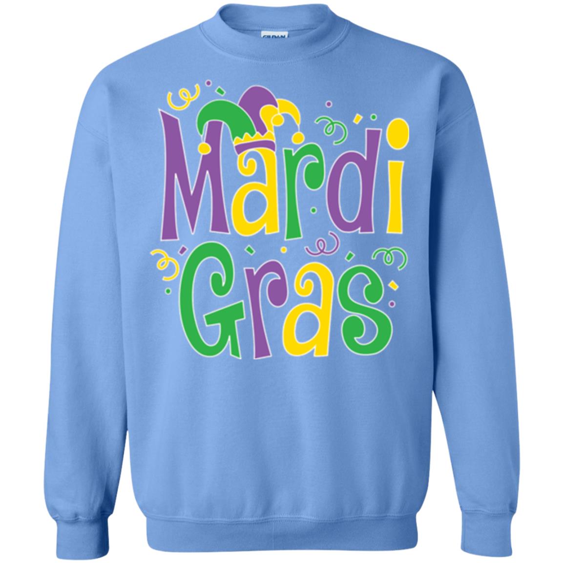 Mardi Gras T-shirt Mardi Gras Party T-shirt Carolina Blue