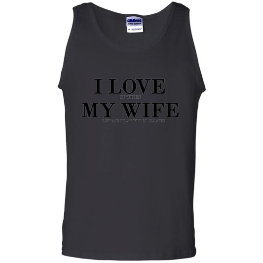 Husband T-shirt I Love It When My Wife Let Me Play Video Games Black