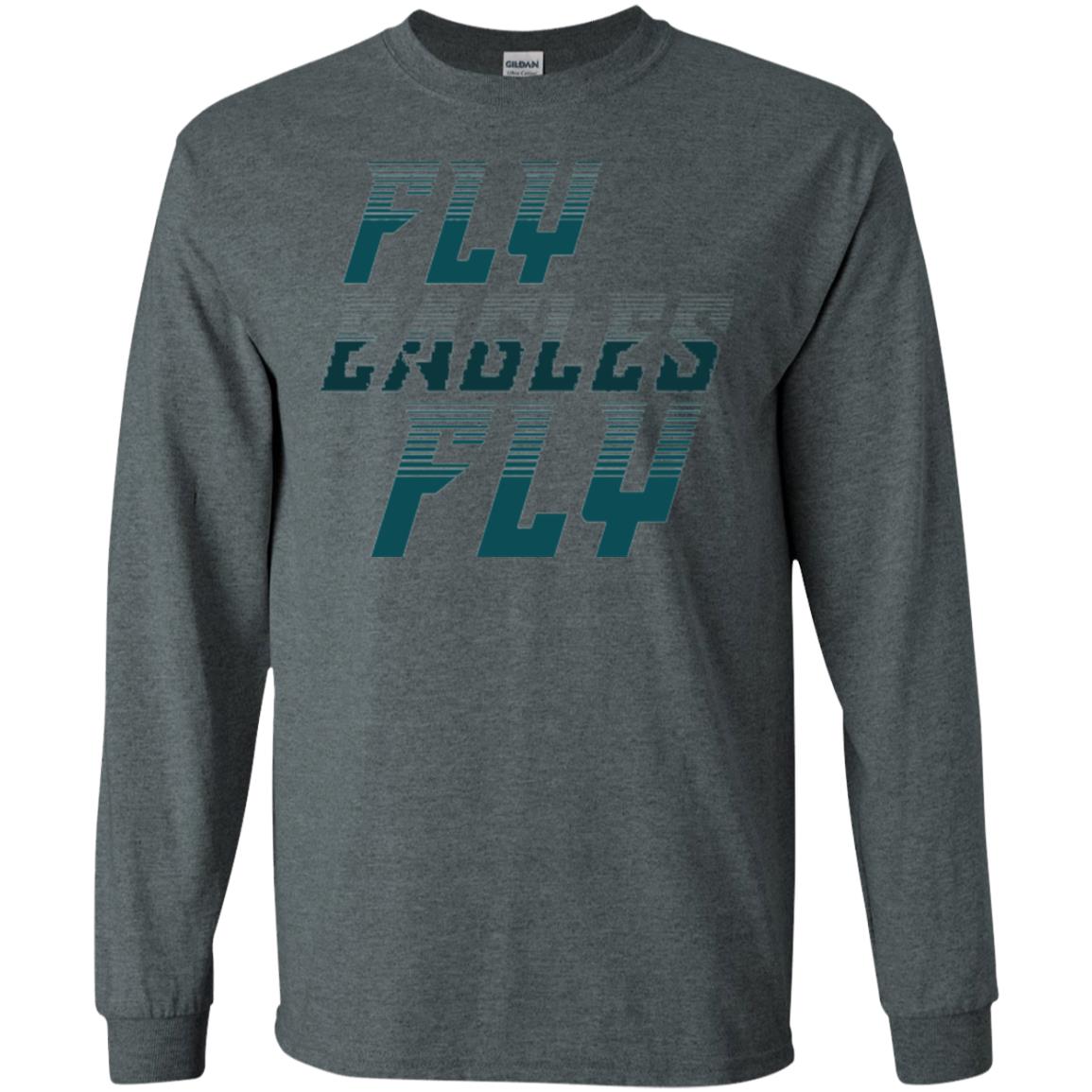 Football Lover T-shirt Fly Eagles Fly Dark Heather