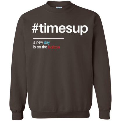 Women_s Right T-shirt Hash Tag Times Up Dark Chocolate