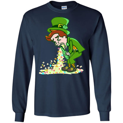 Saint Patty's Day Leprechaun St. Patricks Day T-shirt Navy