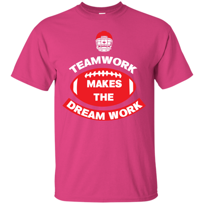 Football T-shirt TeamWork Makes The Dreamwork Heliconia