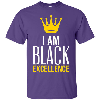 Black Excellence T-shirt Melanin Poppin_ Queen King Purple