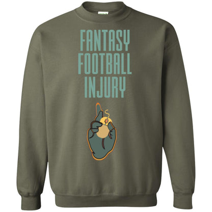 Gamer T-shirt Fantasy Football Injury Military Green