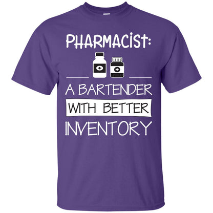 Pharmacist Is A Bartender With Better Inventory Shirt Purple