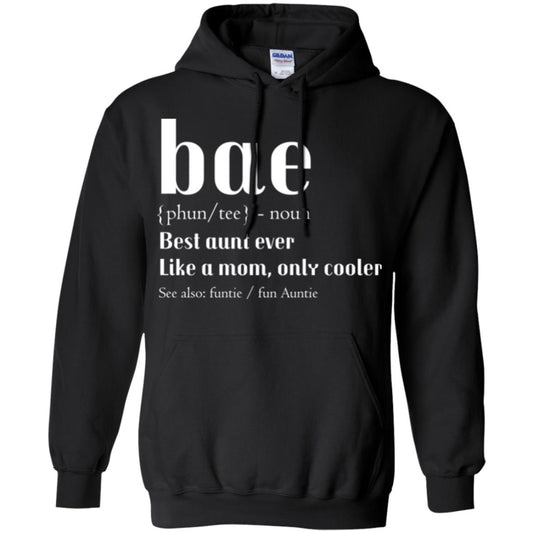 Aunt T-shirt Bae Best Aunt Ever Black