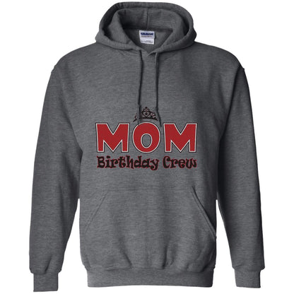 Mom Birthday Crew T-shirt Birthday Party Dark Heather