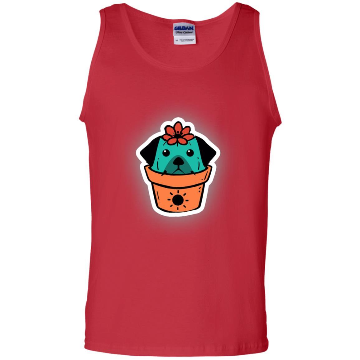 Dog Lover T-shirt Cactus Dog Dogcus Red