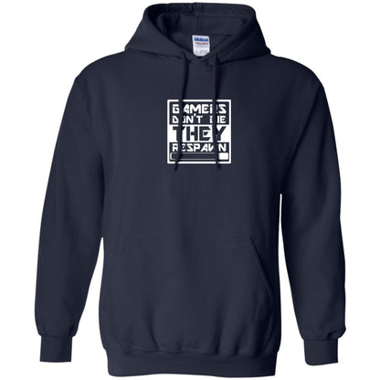 Video Gamer Shirt Don_t Die They Respawn Navy