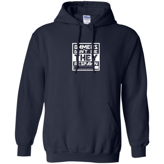 Video Gamer Shirt Don_t Die They Respawn Navy