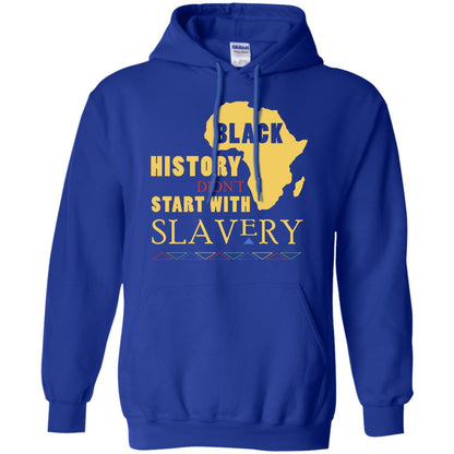 African American T-shirt Black History Didn't Start With Slavery Royal