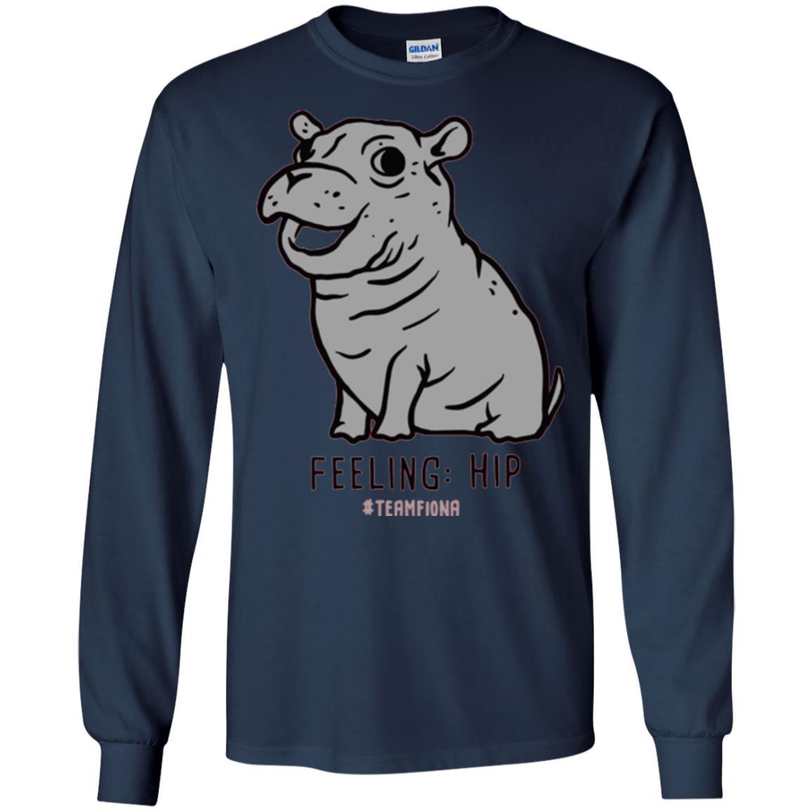 Fiona Hippo Lover T-shirt The Hippo Feeling Hip #teamfiona Navy