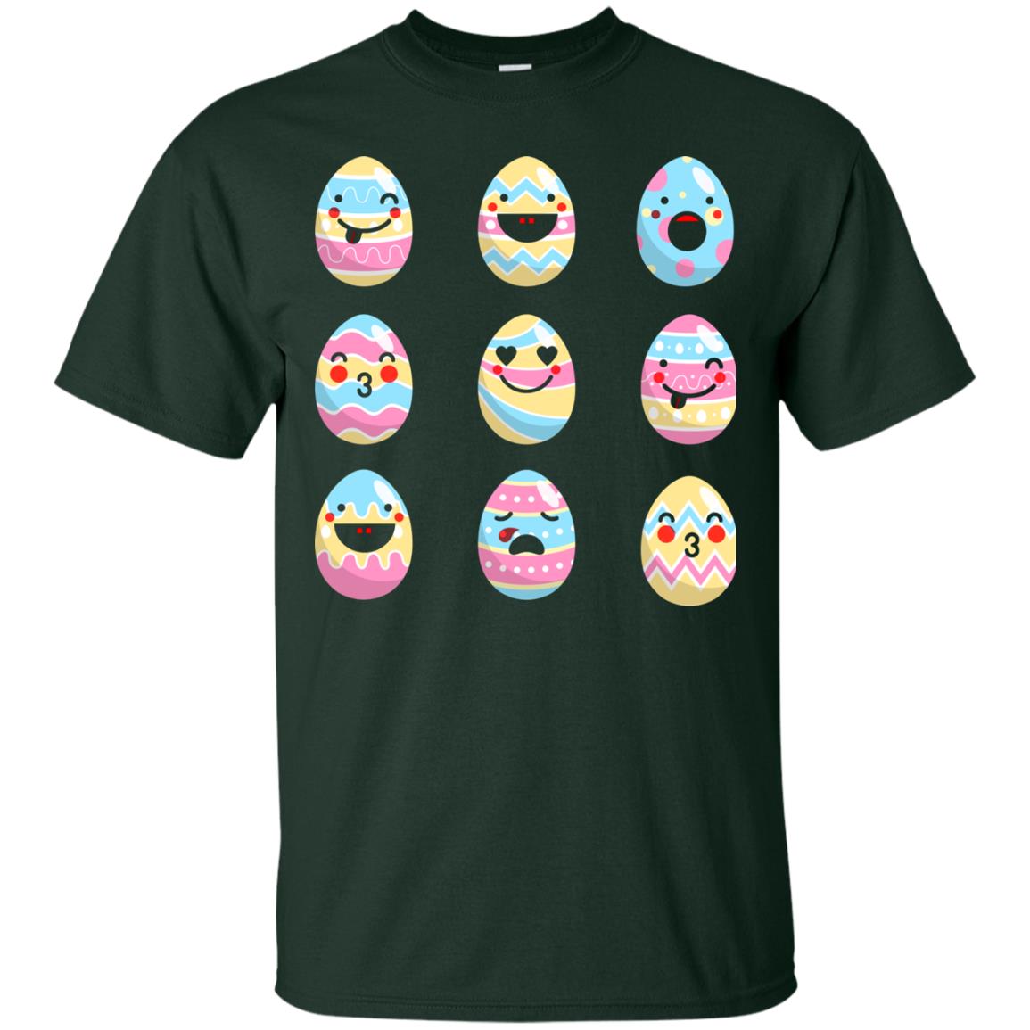 Egg Emoji Easter Happy Egg Hunt For Kids T-shirt Forest
