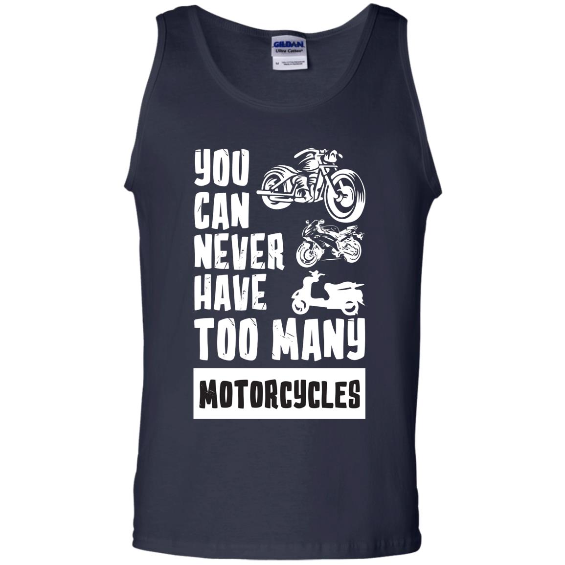 You Can Never Have Many Motorcycles Shirt Navy