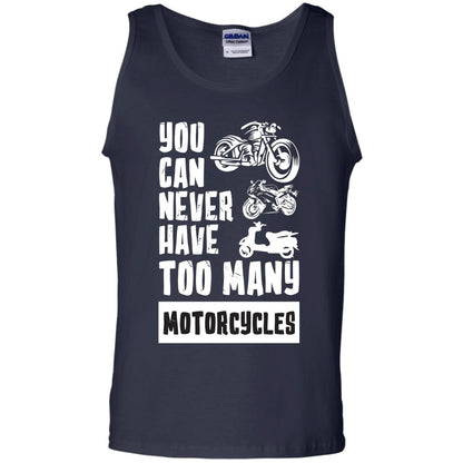 You Can Never Have Many Motorcycles Shirt Navy