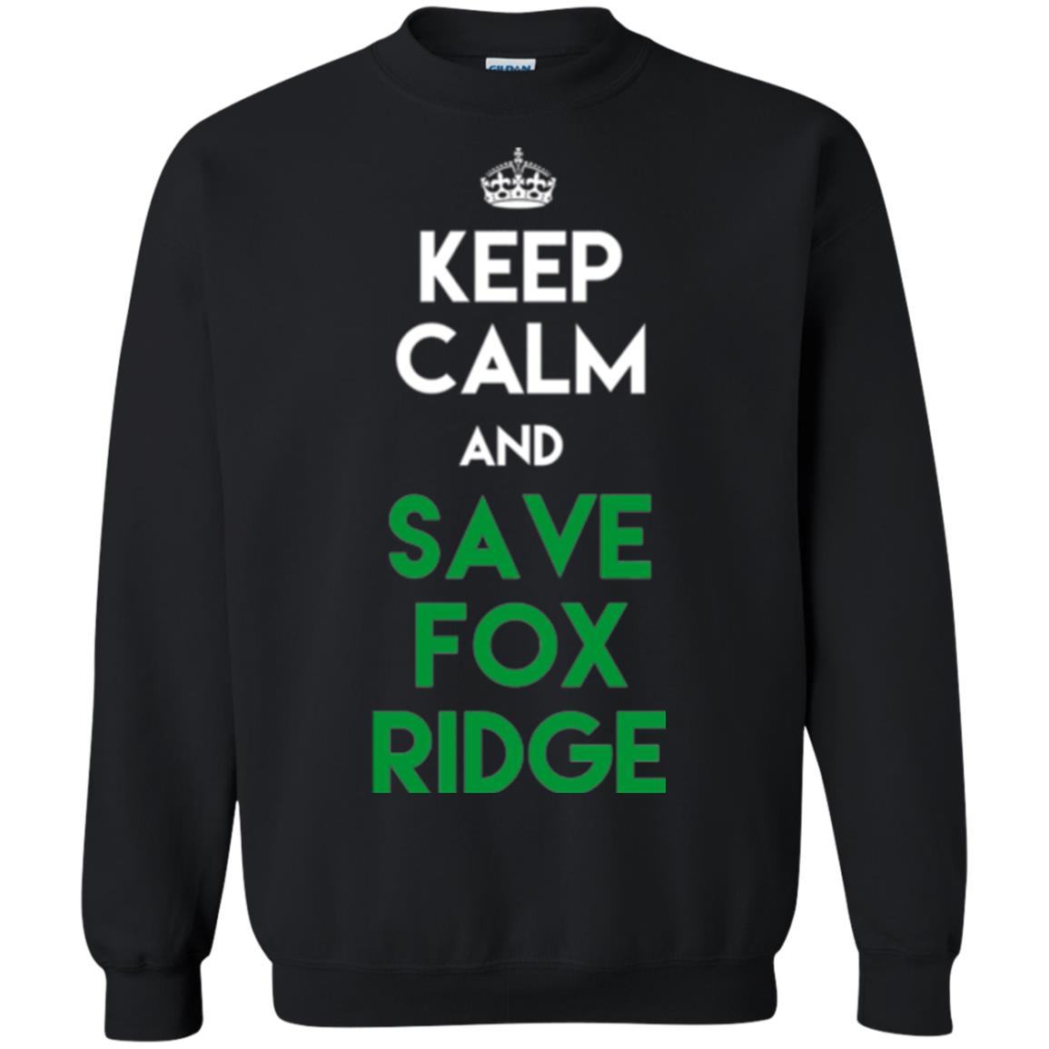 Elementary T-shirt Keep Calm And Save Fox Ridge T-shirt Black