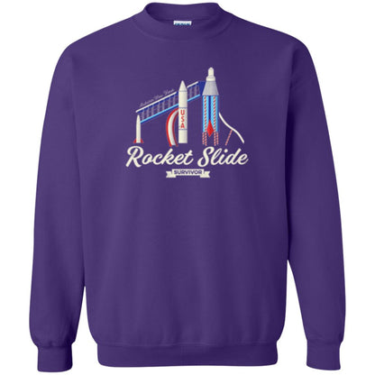 I Survived The Rocket Slide T-shirt Purple