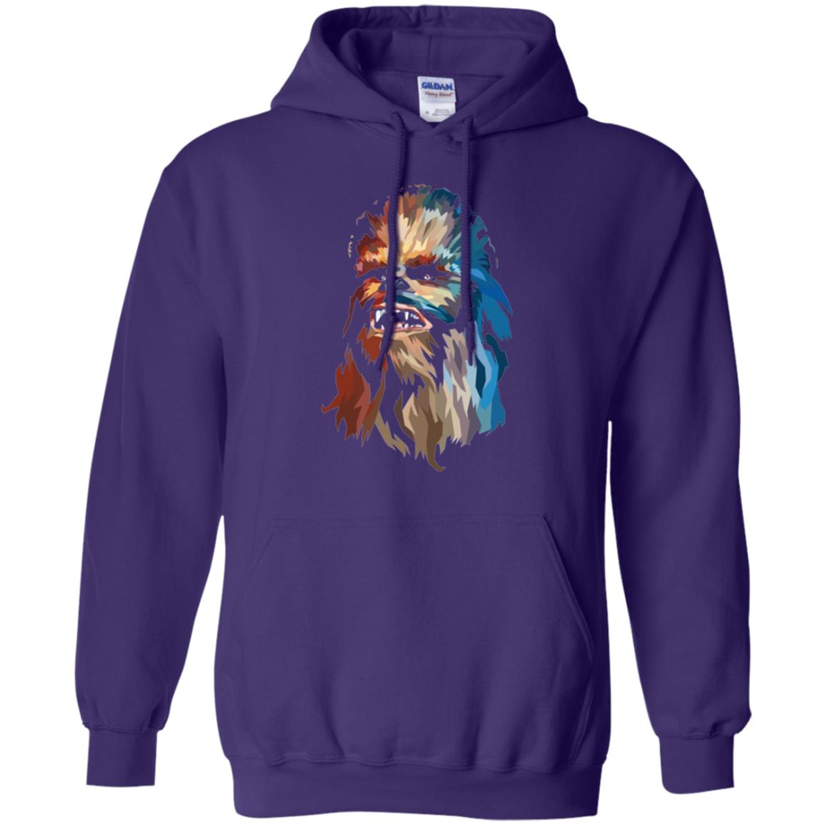 Chewbacca Art T-shirt Purple