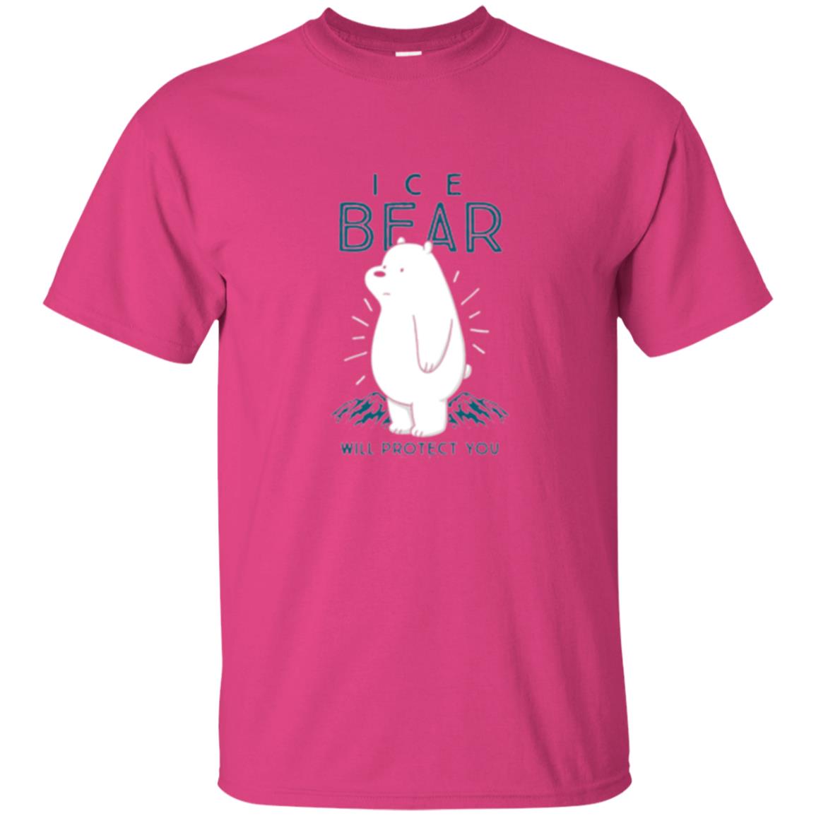 Ice Bear Will Protect You T-shirt Heliconia