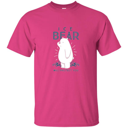 Ice Bear Will Protect You T-shirt Heliconia