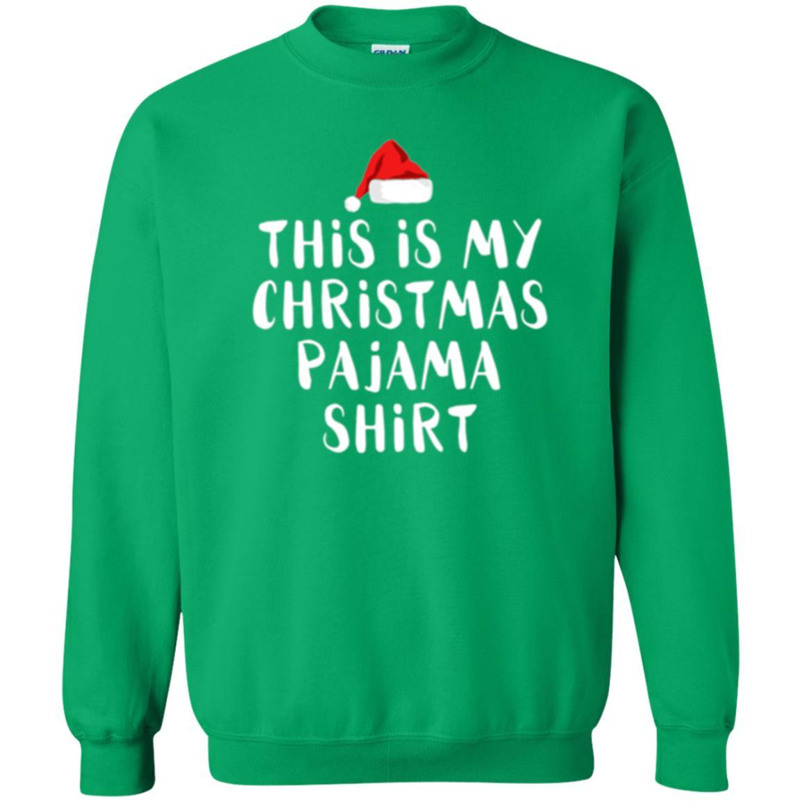 Christmas T-shirt This Is My Christmas Pajama Irish Green