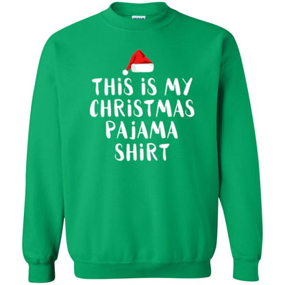 Christmas T-shirt This Is My Christmas Pajama Irish Green