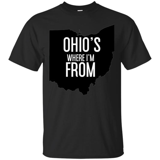 Ohio T-shirt Where I_m From Black