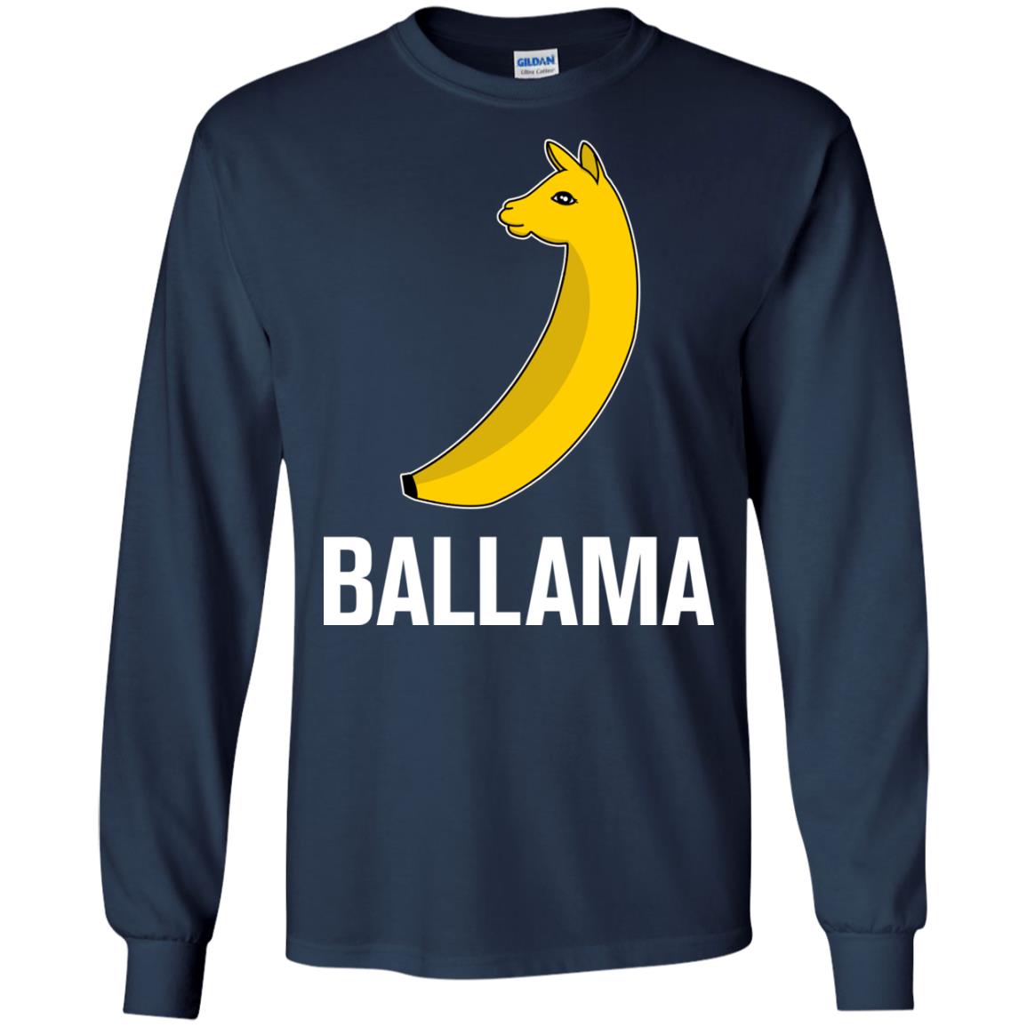 Ballama Funny Summer Melon Fruit Shirt Navy