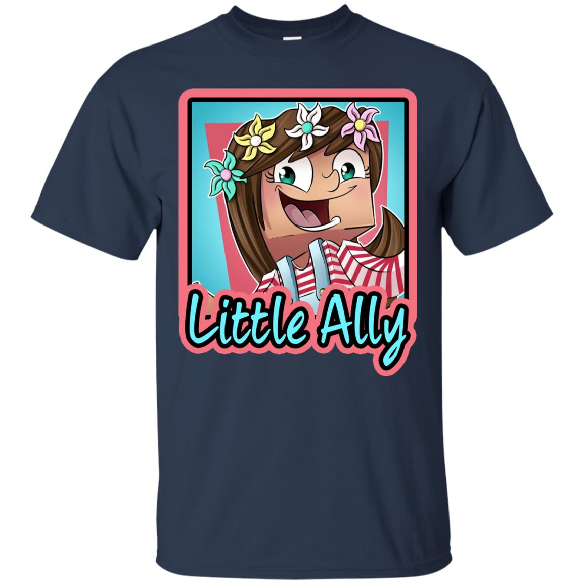Little Ally Minecraft Little Club Adventures Shirt Navy
