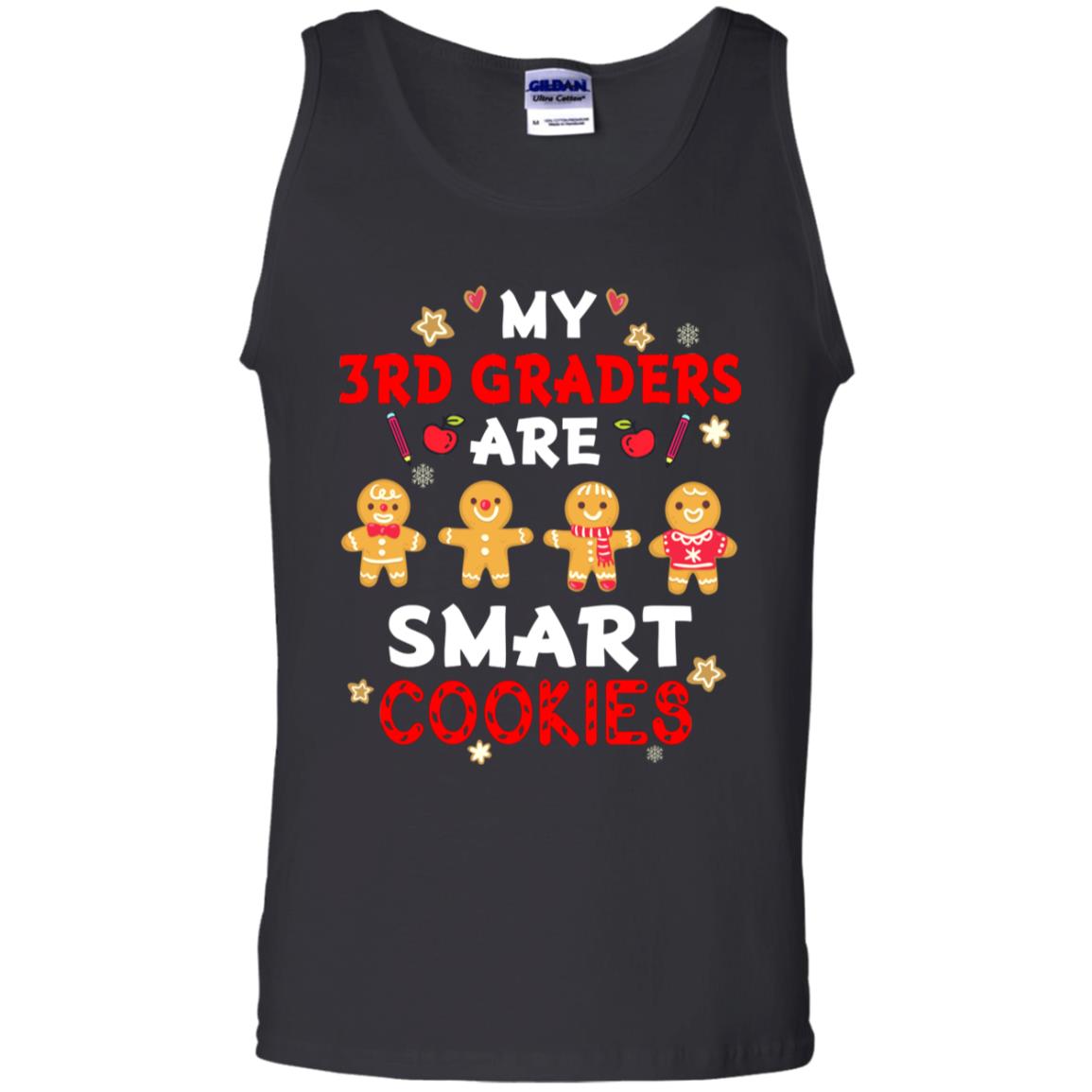 My 3rd Graders Are Smart Cookies X-mas Gift Shirt For Third Gradeteachers Black