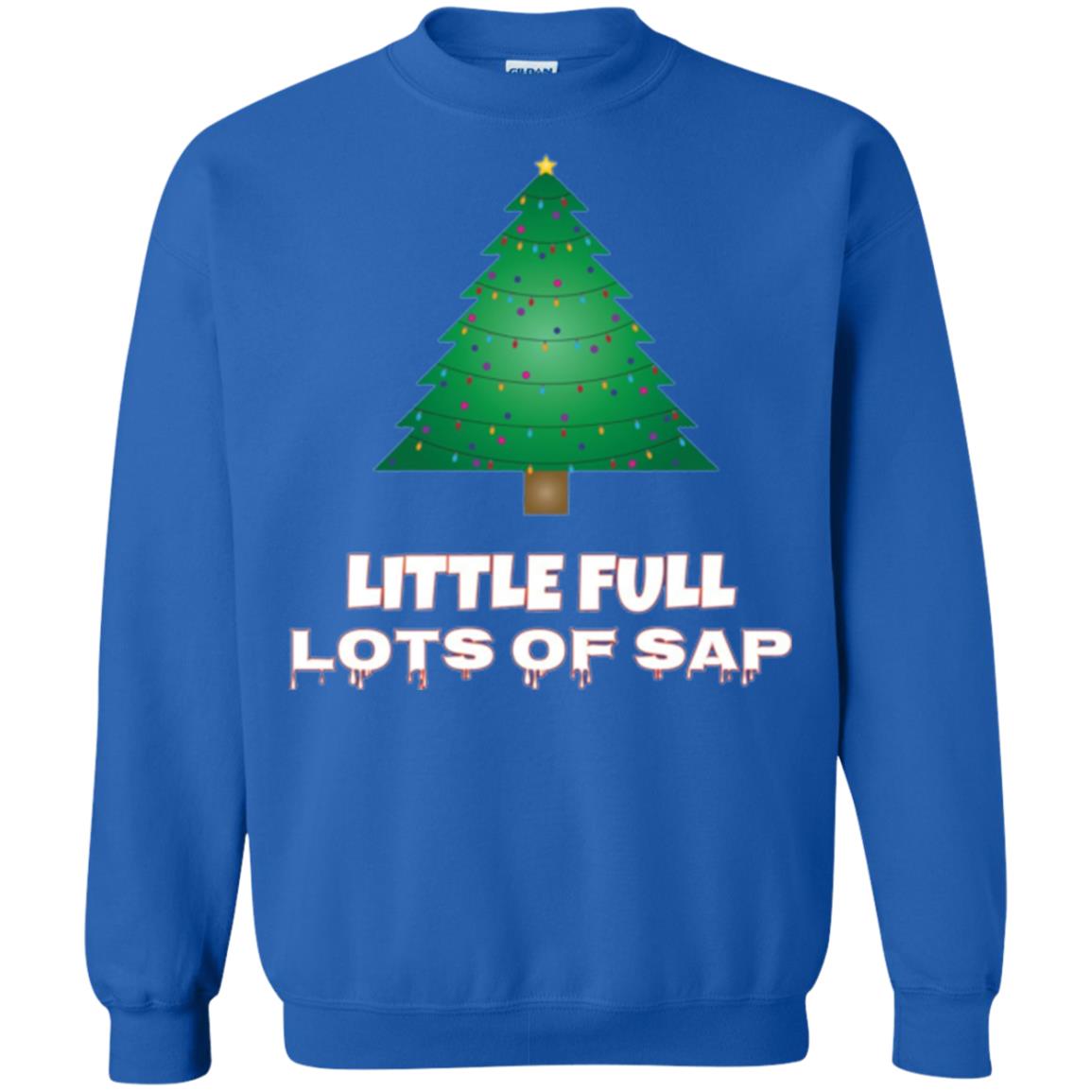 Christmas T-shirt Little Full Lots Of Sap Royal