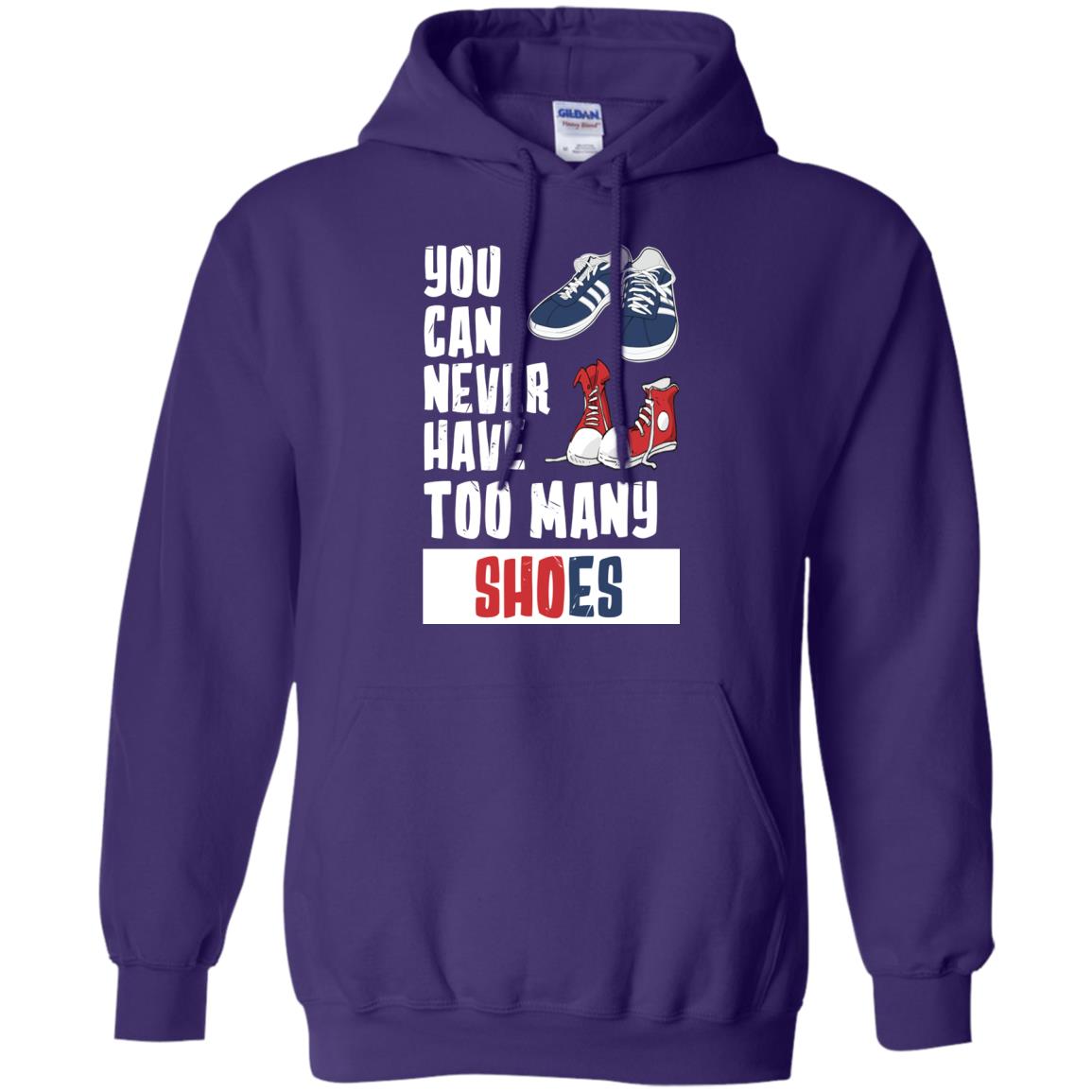 You Can Never Have Too Many Shoes Shirt Purple